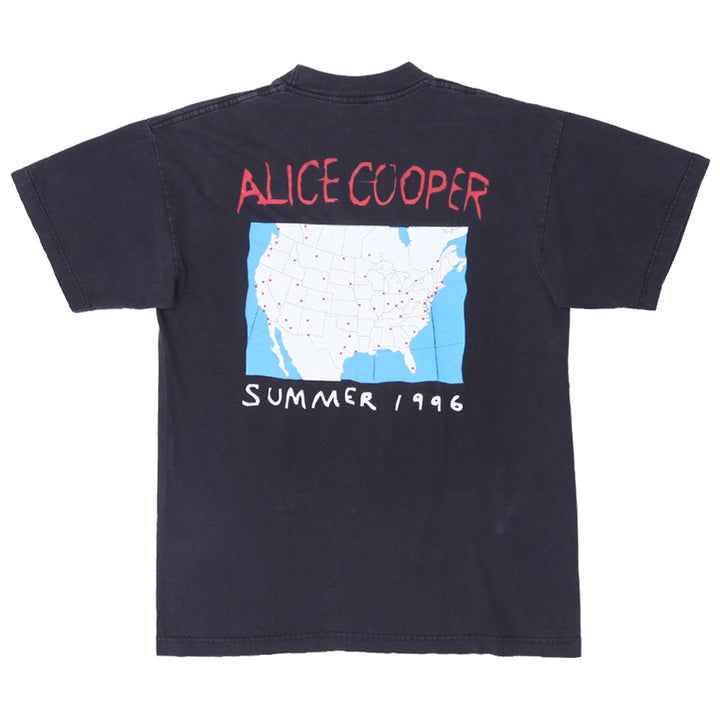 1996 Vintage Alice Cooper School's Out Summer T-Shirt Black Made In USA  XL - Fashion Rerun Vintage Migration_T-Shirt