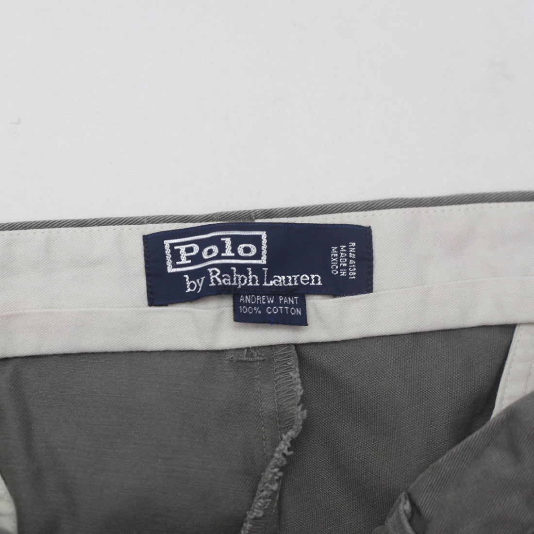Shop Vintage Polo Ralph Lauren Chino Andrew Pants 100% Cotton Size