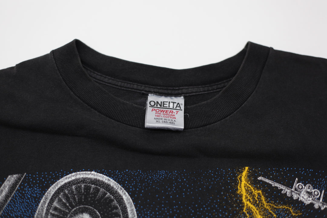 1998 Vintage Blackbird A-10 Thunderbolt T-Shirt S. Stitch Made In USA Black XL