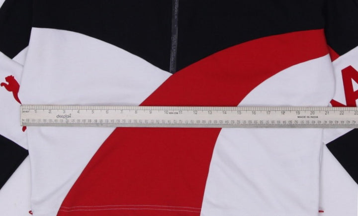 Ladies Puma Karl Lagerfeld Crop Quarter Zip Pullover Hoodie