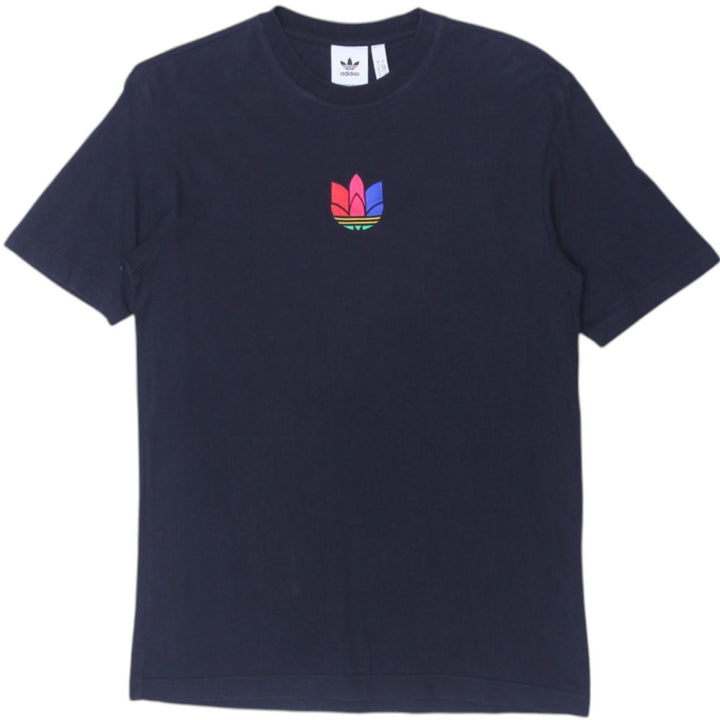 Mens Adidas Trefoil Logo Black Crewneck T-Shirt