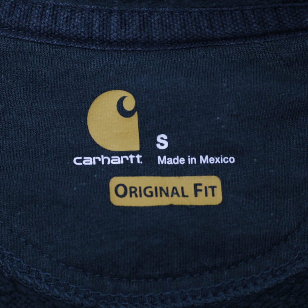 Mens Carhartt K 122 365 Original Fit Full Zip Cotton Blend Hoodie Green Size S