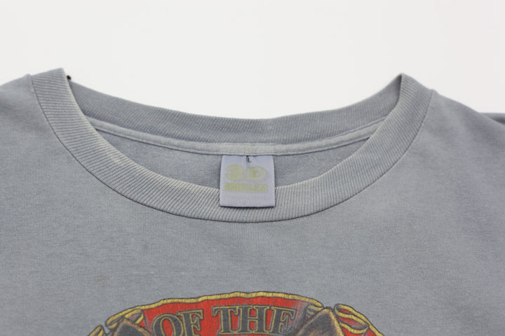 1991 Vintage Harley Davidson Leader of the Pack T-Shirt Made In USA 3D Emblem L