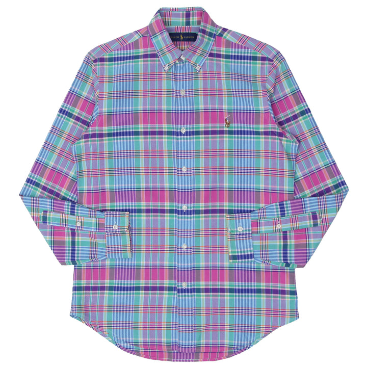 Mens Ralph Lauren Checkered Long Sleeve Shirt - Fashion Rerun Vintage Migration_Shirt