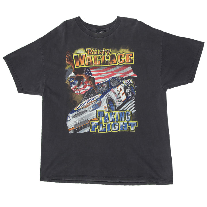 Vintage Rusty Wallace Nascar Racing T-Shirt Chase Authentics XL