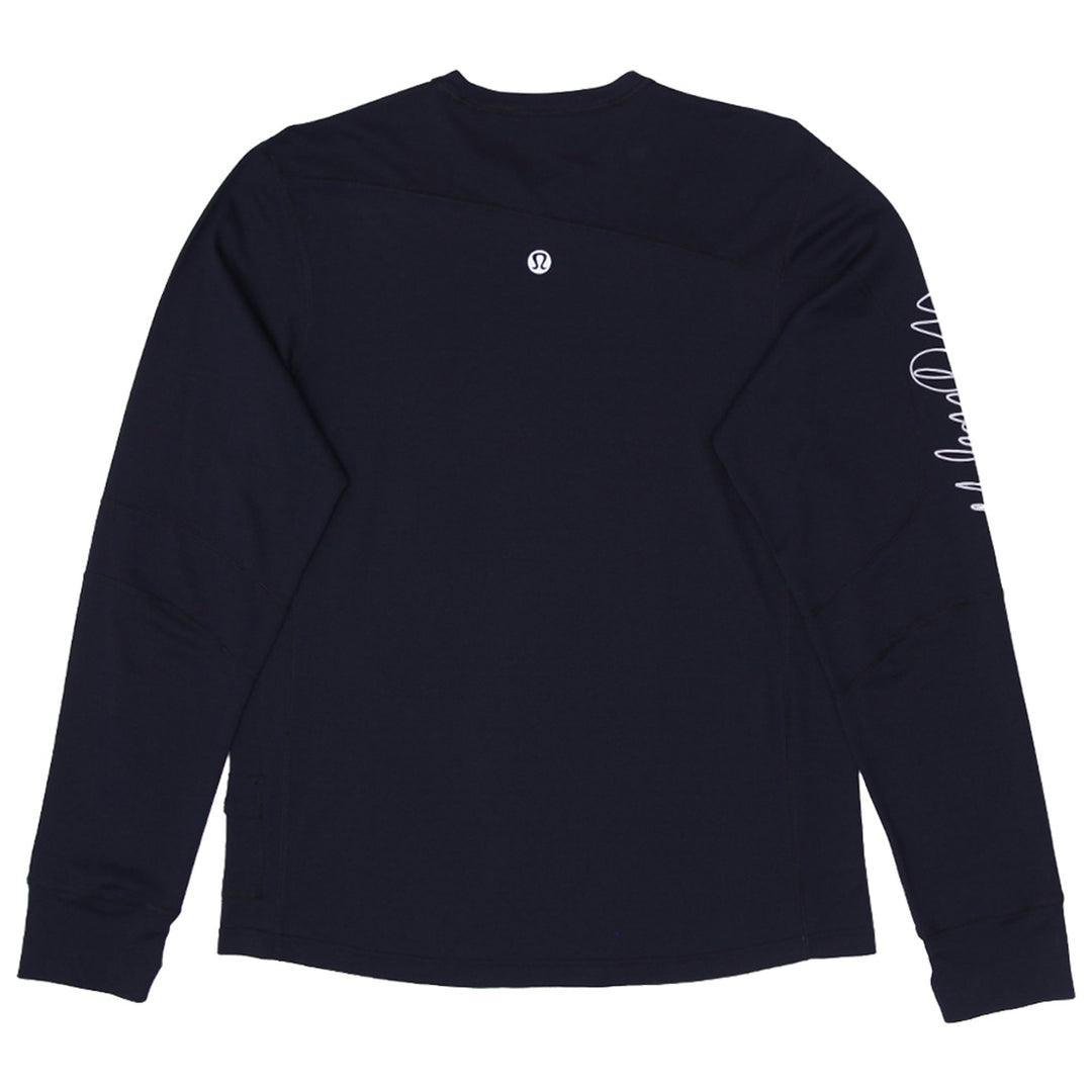 Mens Lululemon Long Sleeve Black Sports T-Shirt