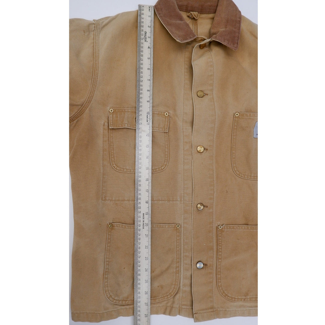 Vintage Mens Carhartt Slightly Distressed Jacket Brown Workwear Canvas | Migration_Jackets UAENAT20 - View 11 | Fashion Rerun