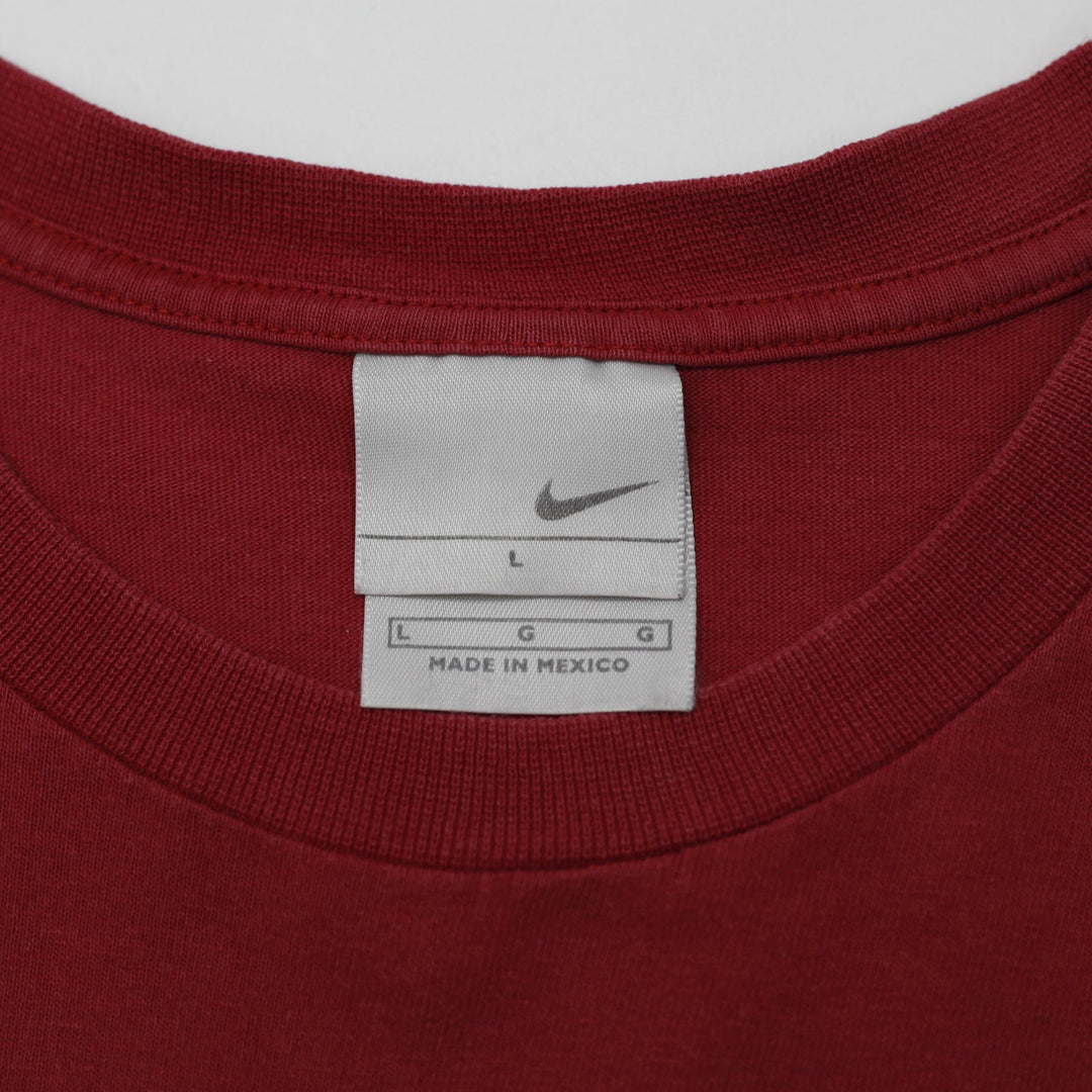 Vintage Mens Nike Mini Swoosh Crewneck T-Shirt Size L