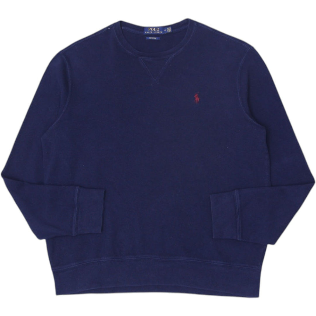 Mens Polo Ralph Lauren Navy Blue Estate Rib Sweater | Migration_Knitwear & Sweaters RL Collection | Fashion Rerun
