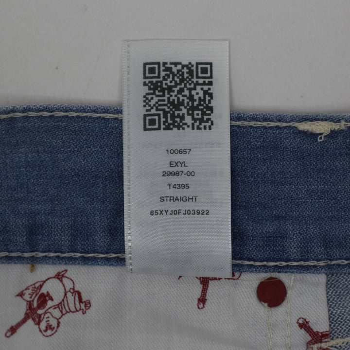 Y2K Mens True Religion Section Straight Jeans Size 36