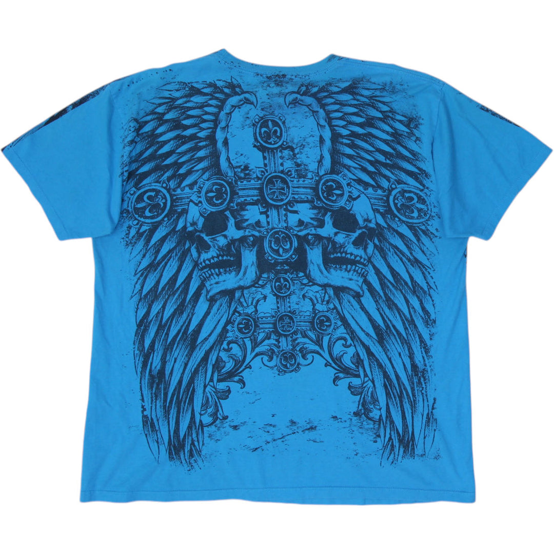 Y2K Mens MMA Elite Graphic Short Sleeve T-Shirt Size XL | Migration_T-Shirts - Side View | Fashion Rerun
