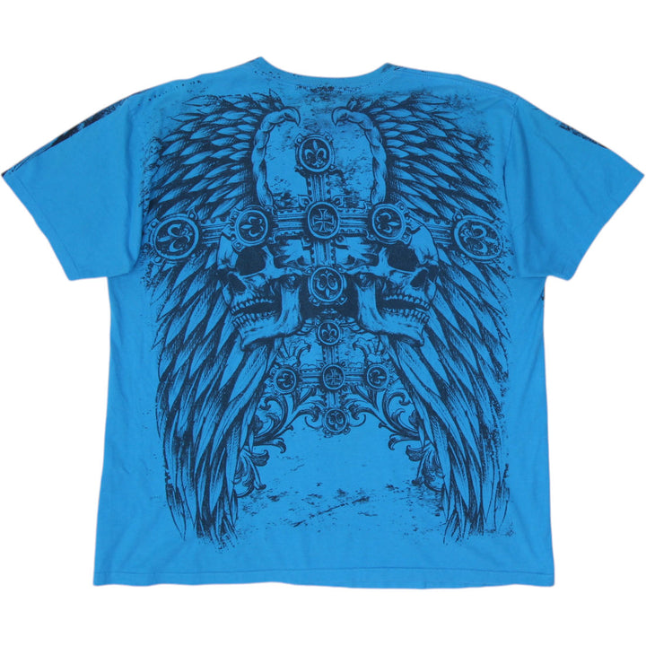 Y2K Mens MMA Elite Graphic Short Sleeve T-Shirt Size XL | Migration_T-Shirts - Side View | Fashion Rerun