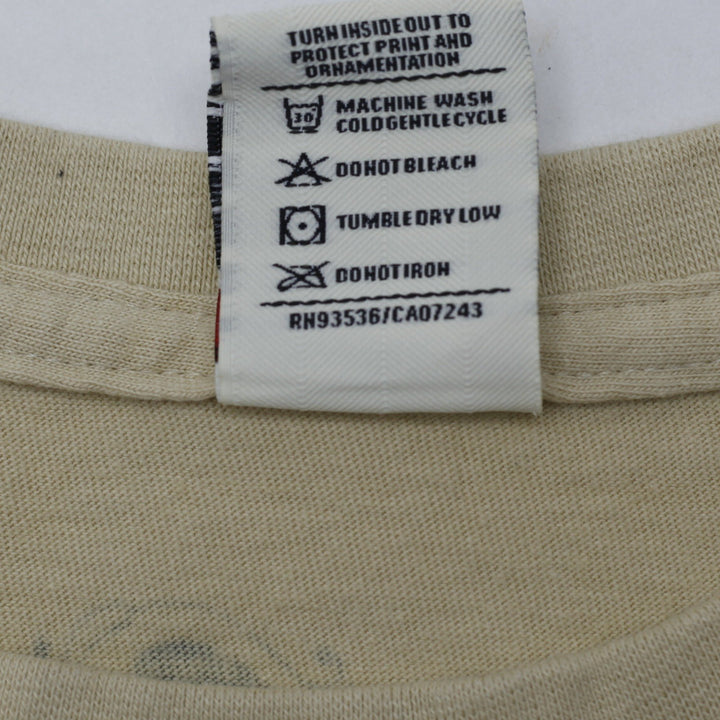 Y2K Mens Eckō Unltd. Rhino Graphic T-Shirt - Tan / Beige Size Medium