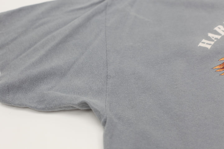 1991 Vintage Harley Davidson Leader of the Pack T-Shirt Made In USA 3D Emblem L