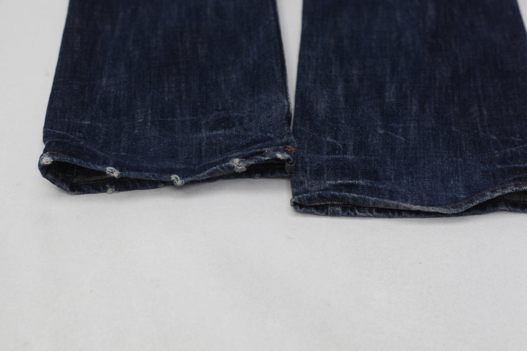 Mens Ralph Lauren Straight Leg Button Fly Mercer Low Rise Jeans