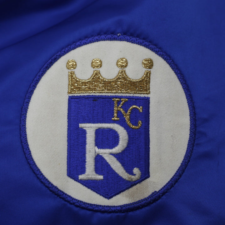 Vintage 1980s MLB Kansas City Royals Starter Satin Bomber Jacket Size L