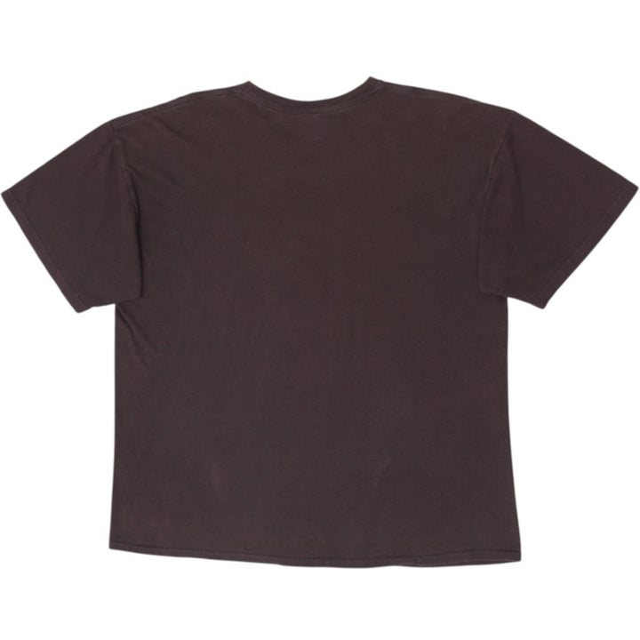 Mens Mad Engine Graphic T-Shirt Brown Size XL