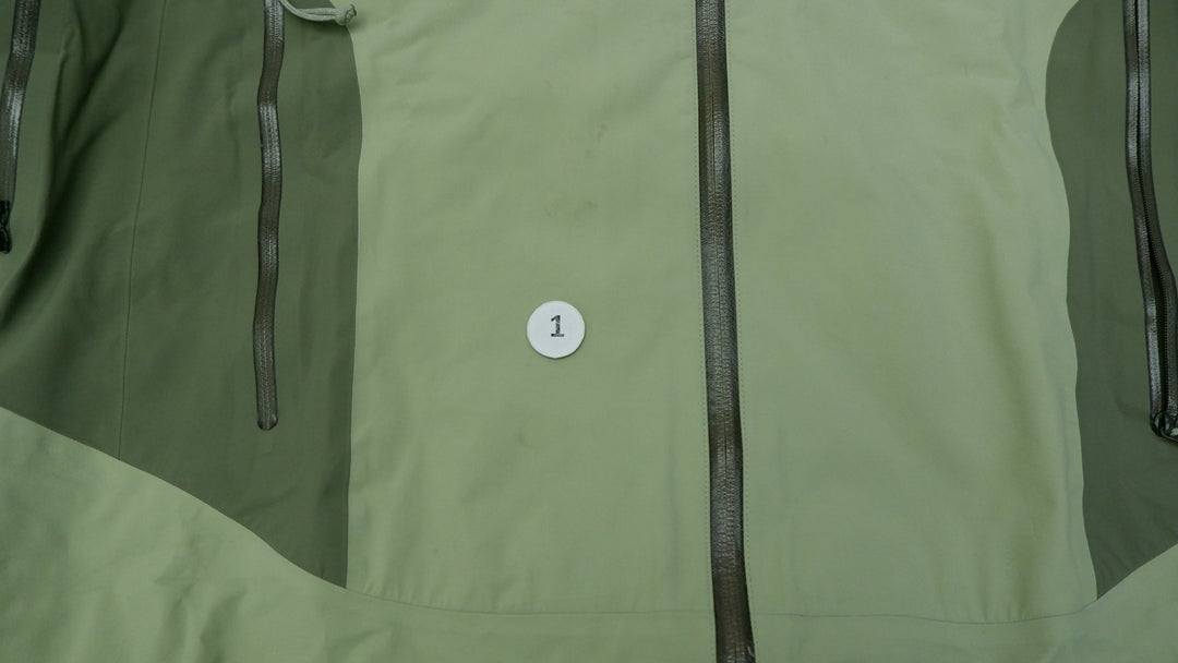 Mens Arc'teryx Gore-Tex Jacket Gray Full Zip Hooded Waterproof Outdoors