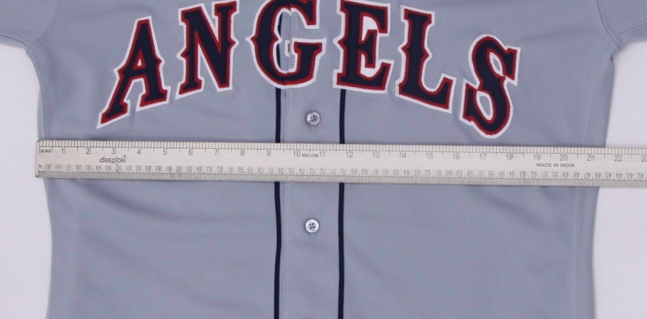 Vintage Mens Russell Athletic Angels Baseball Jersey Gray Team Logo | Migration_Jerseys - Alternate View | Fashion Rerun