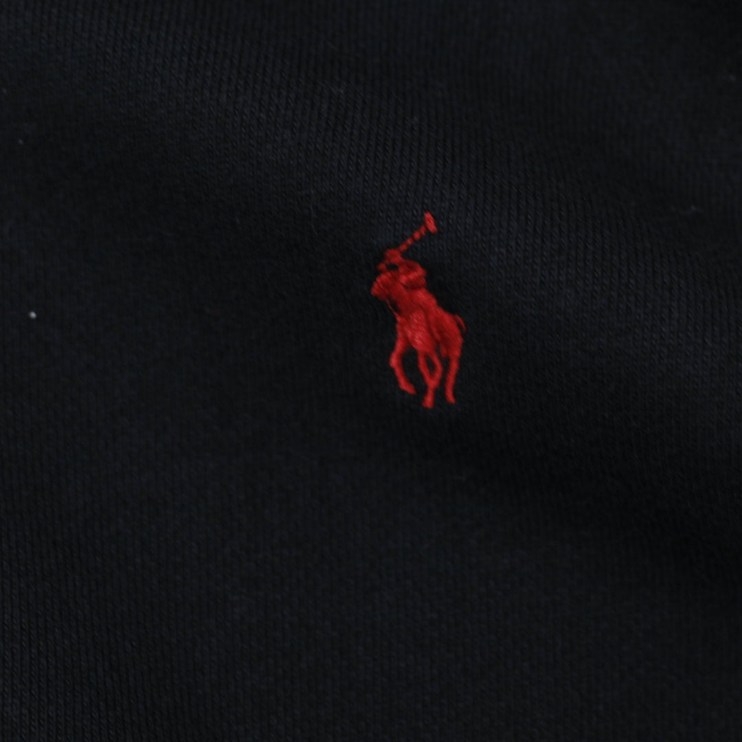 Mens Polo Ralph Lauren Hoodie Black Full Zip Classic Logo | Migration_Hoodies - Detail View | Fashion Rerun