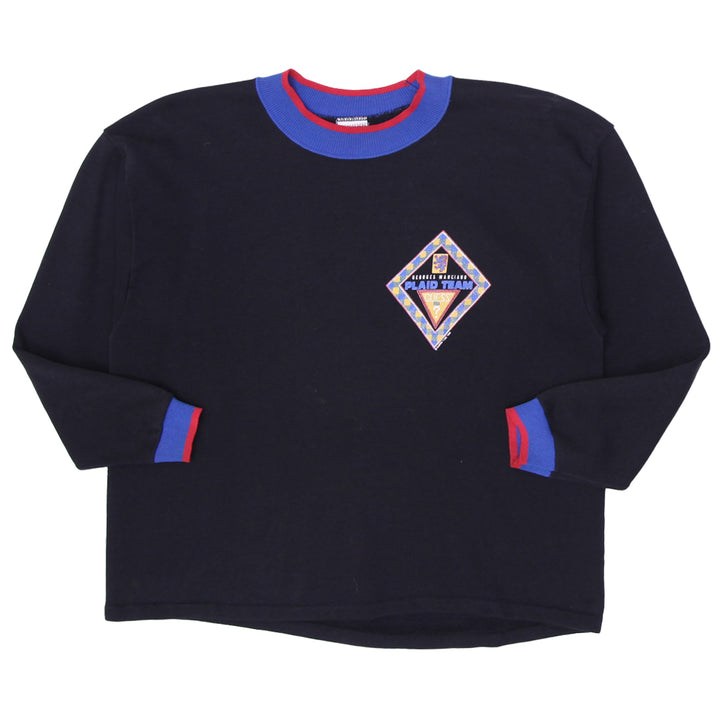 Vintage Guess Georges Marciano Plaid Team Sweatshirt | Migration_Sweatshirt UAENAT20 | Fashion Rerun