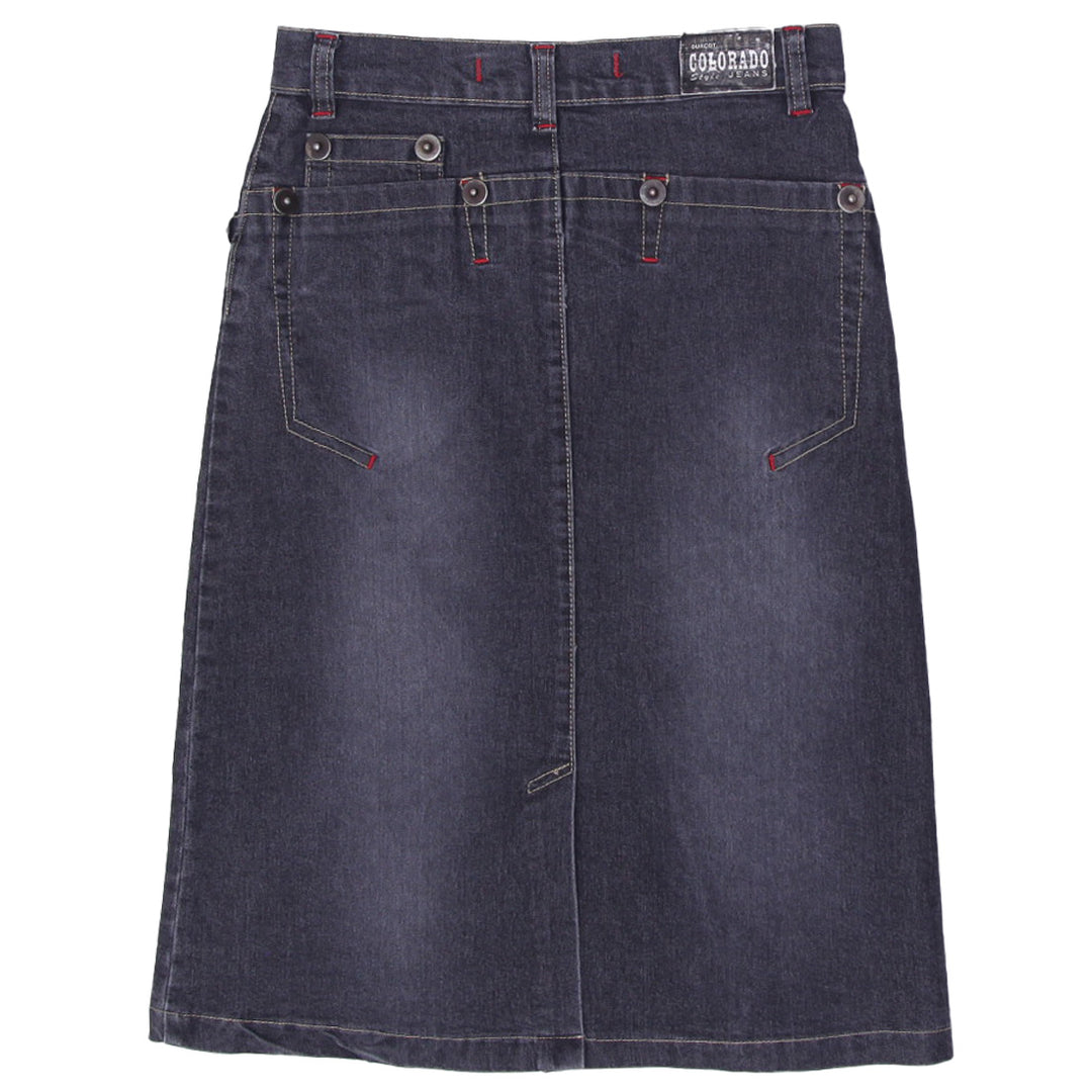 Y2K Ladies Durcot Colorado Jeans Back Slit Denim Skirt