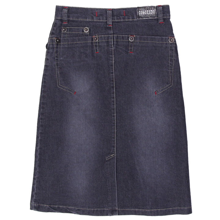 Y2K Ladies Durcot Colorado Jeans Back Slit Denim Skirt