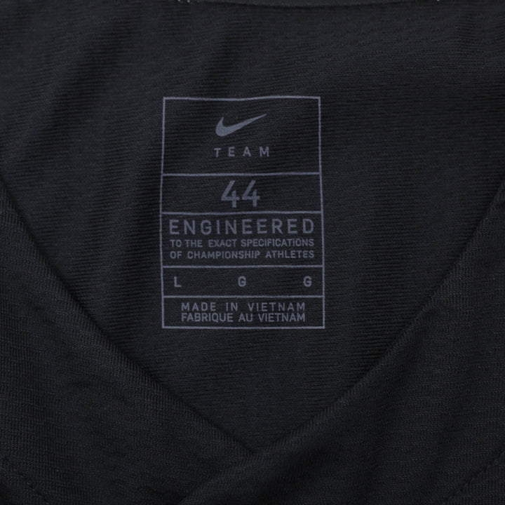 Mens Nike Baseball Jersey Black Button-Up Athletic Size 44 | Migration_Jerseys - Back View | Fashion Rerun