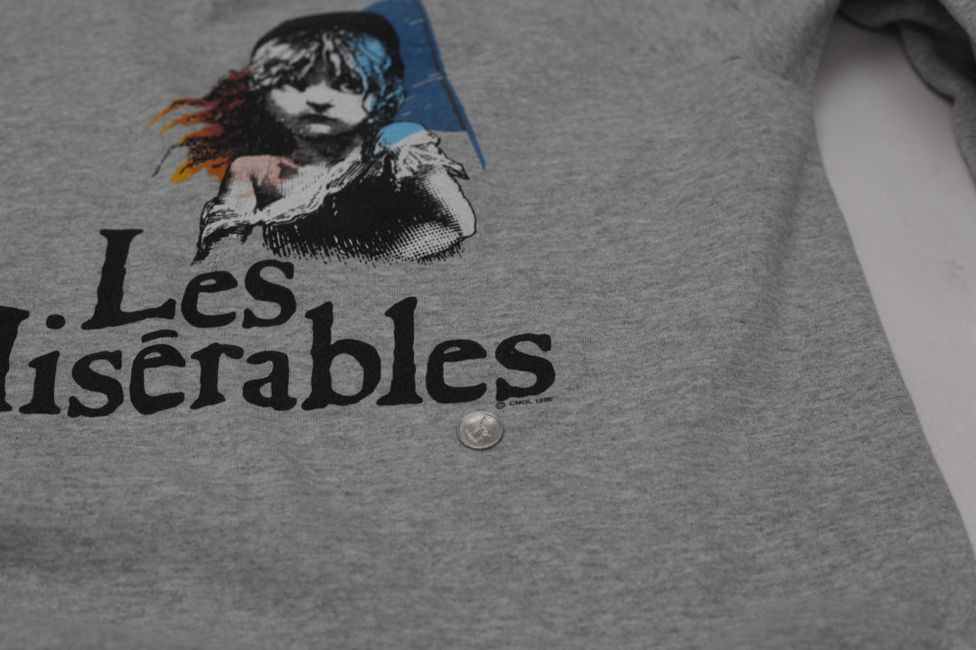 Vintage Les Miserables Crewneck Sweatshirt Made In USA - Fashion Rerun Vintage Migration_Sweaters