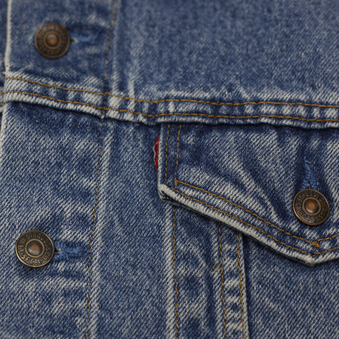 Vintage Mens Levi Strauss Denim Classic Trucker Jacket Size 48
