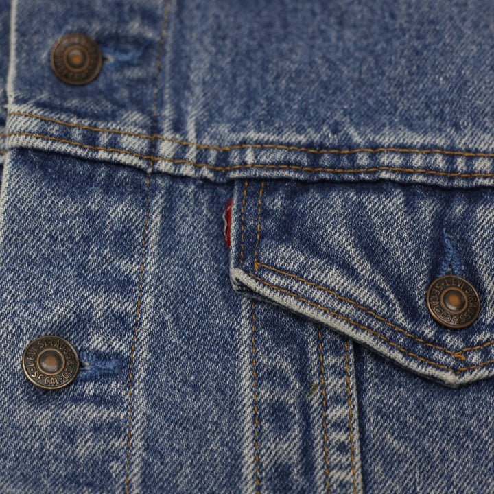 Vintage Mens Levi Strauss Denim Classic Trucker Jacket Size 48