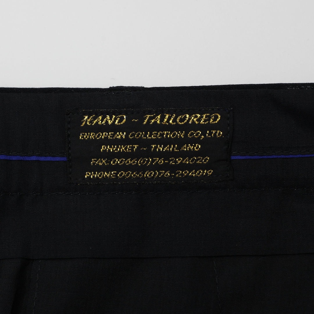 Mens Hand Tailored European Formal Classic Trousers Size XS | Migration_Pants MJ DROP - Back View | Fashion Rerun