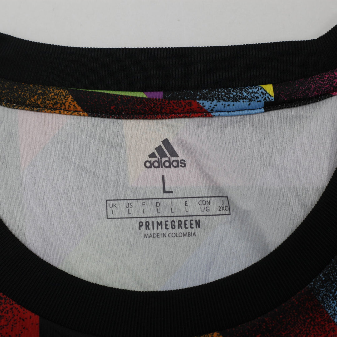 Mens 2021 Adidas MLS New England Revolution Geometric Warm Up Jersey Size L