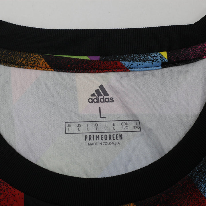 Mens 2021 Adidas MLS New England Revolution Geometric Warm Up Jersey Size L