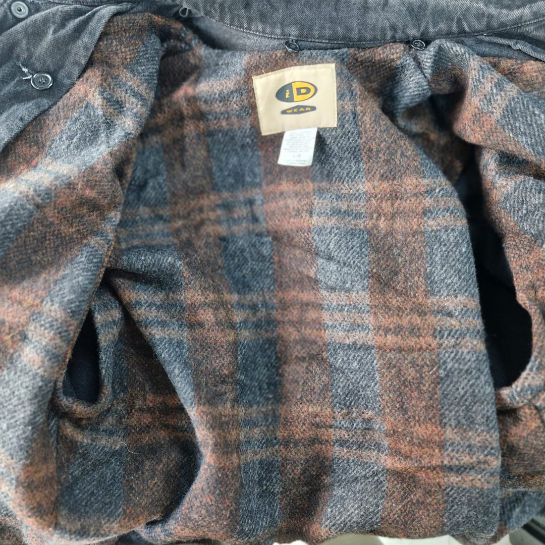 Vintage ID Wear Denim With Removable Flannel Lined Jacket - Fashion Rerun Vintage Migration_Jacket