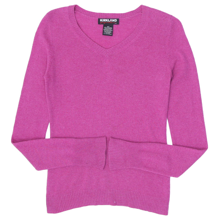 Ladies Kirkland Signature 100% Cashmere V-Neck Sweater