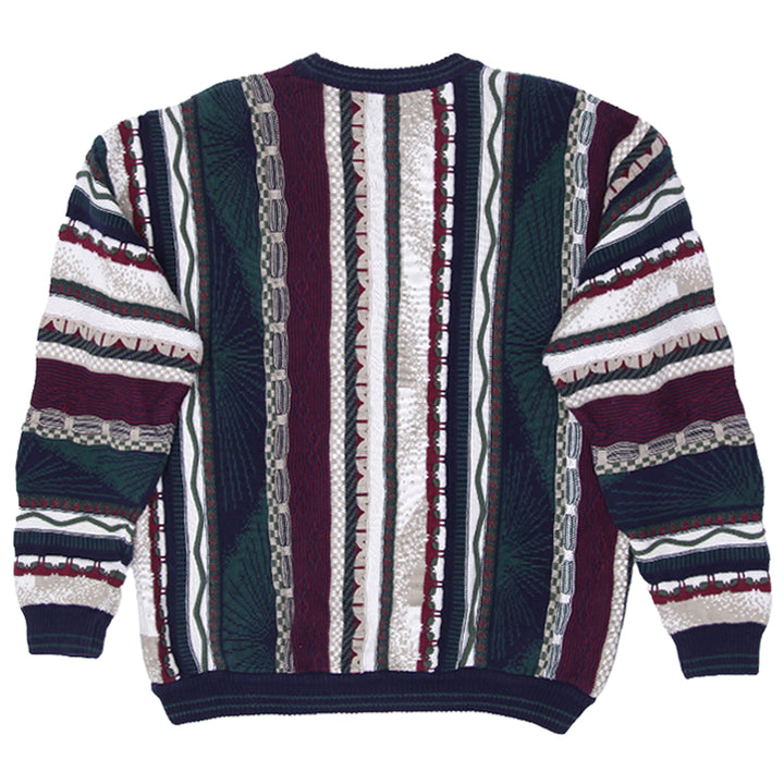 Vintage Croft & Barrow Coogi Style Multi-Color Knit Sweater - Fashion Rerun Vintage Migration_Sweaters