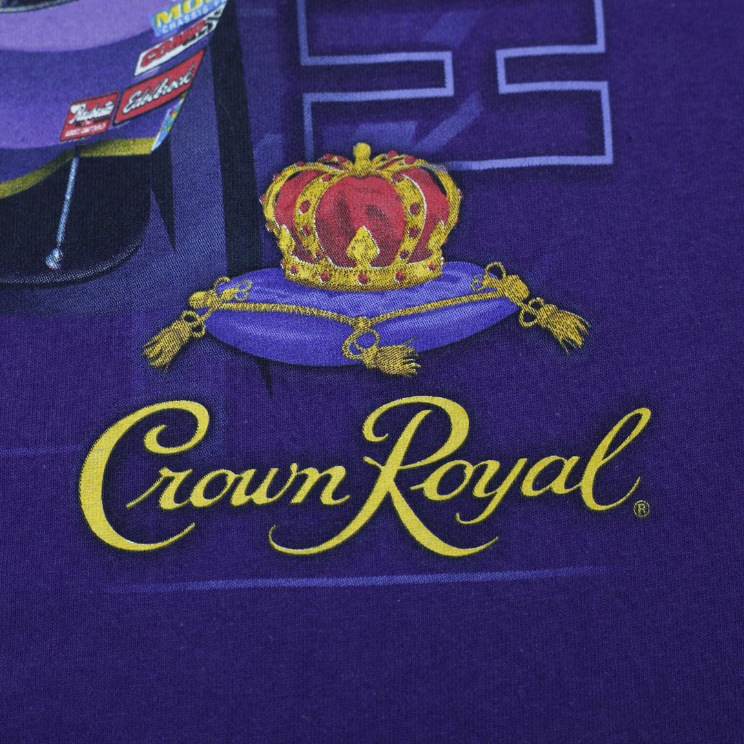 Vintage Crown Royal NASCAR Matt Kenseth Ford Fusion Racing T-Shirt Purple XL