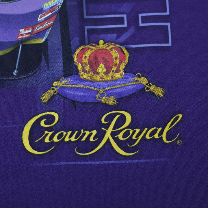 Vintage Crown Royal NASCAR Matt Kenseth Ford Fusion Racing T-Shirt Purple XL
