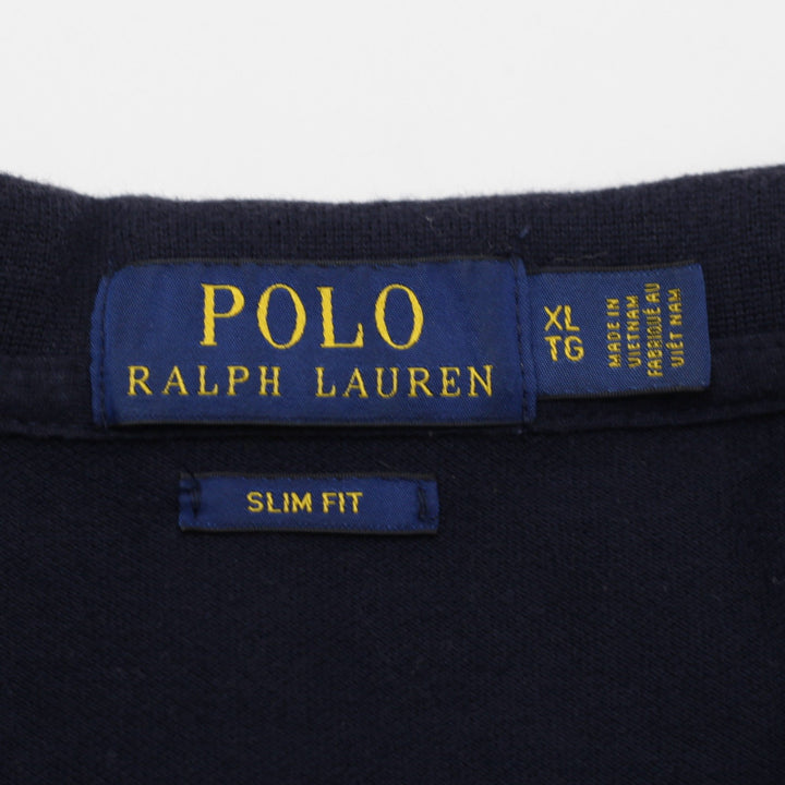 Mens Polo Ralph Lauren Color-Block Slim Fit Polo T-Shirt Size XL