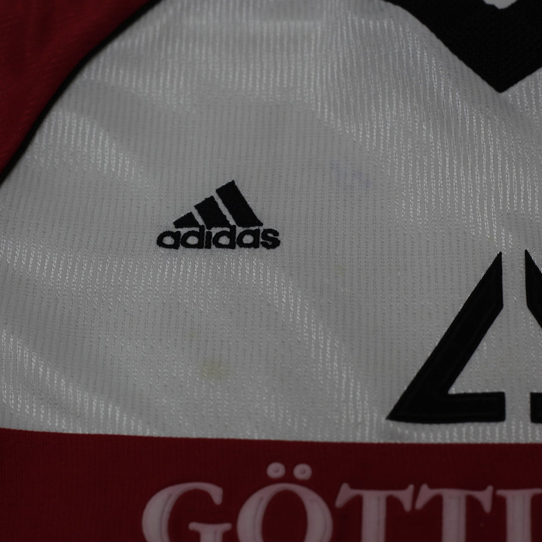 Vintage 90s Boys Adidas VFB Stuttgart Soccer Jersey White Size M | Migration_Jerseys - View 16 | Fashion Rerun