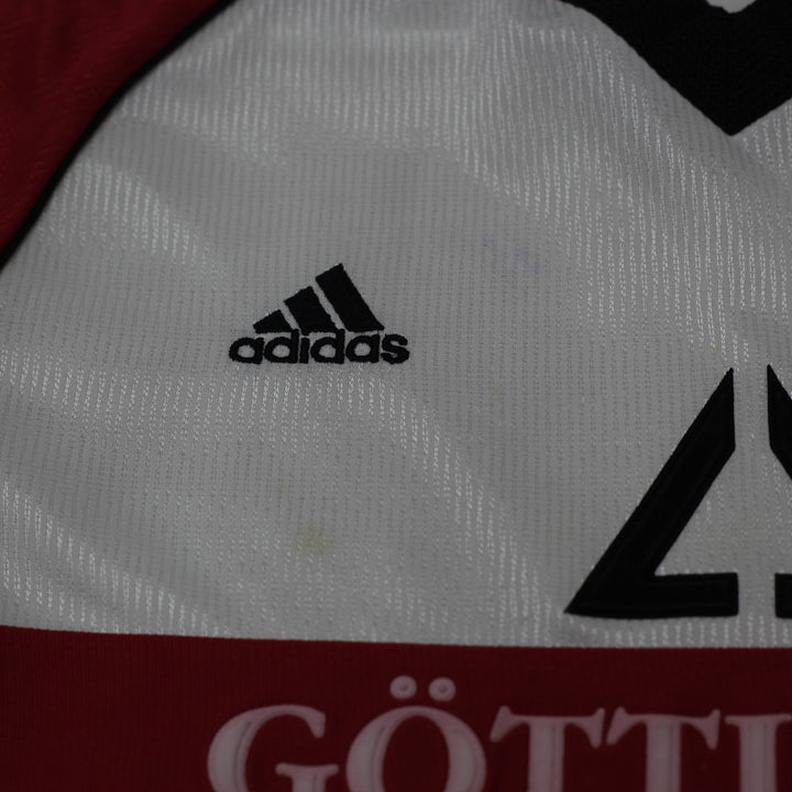 Vintage 90s Boys Adidas VFB Stuttgart Soccer Jersey White Size M | Migration_Jerseys - View 16 | Fashion Rerun