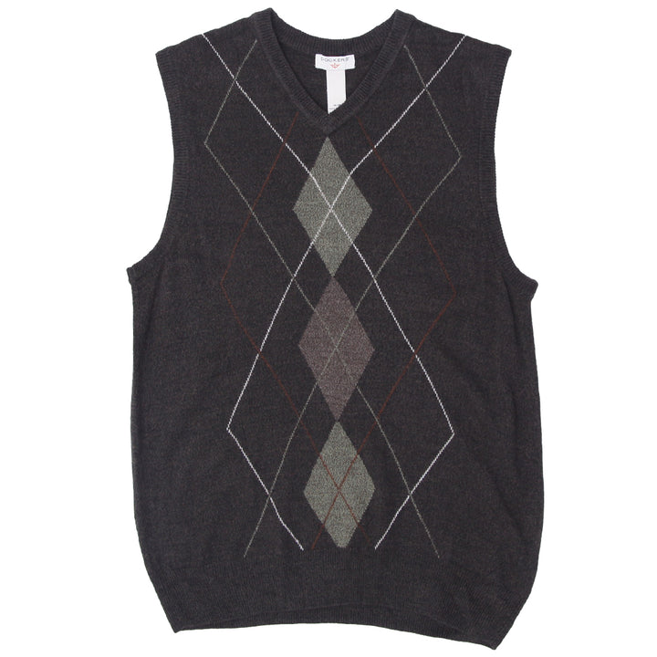 Mens Dockers Argyle V-Neck Sweater Vest - Fashion Rerun Vintage Migration_Sweaters