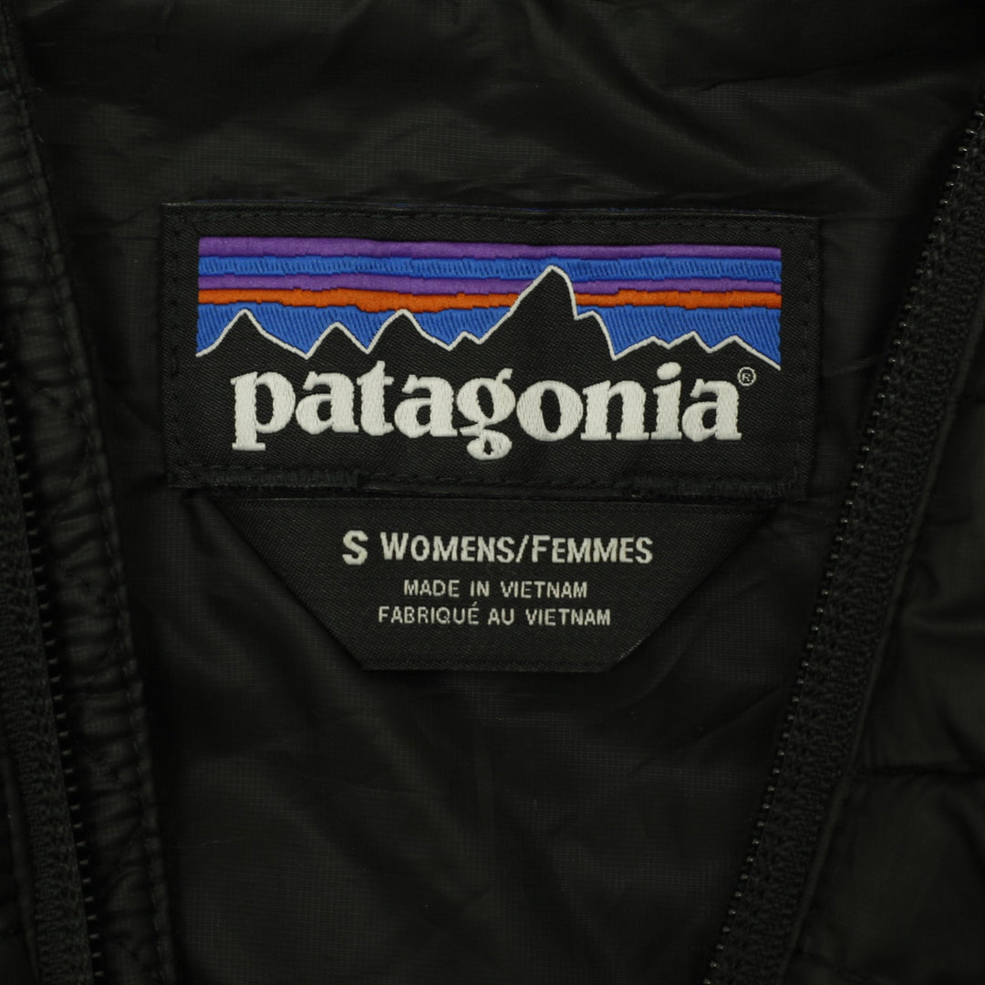 Ladies Patagonia Nano Puff Vest Black Quilted Lightweight Outdoor S | Migration_Vest - Back View | Fashion Rerun