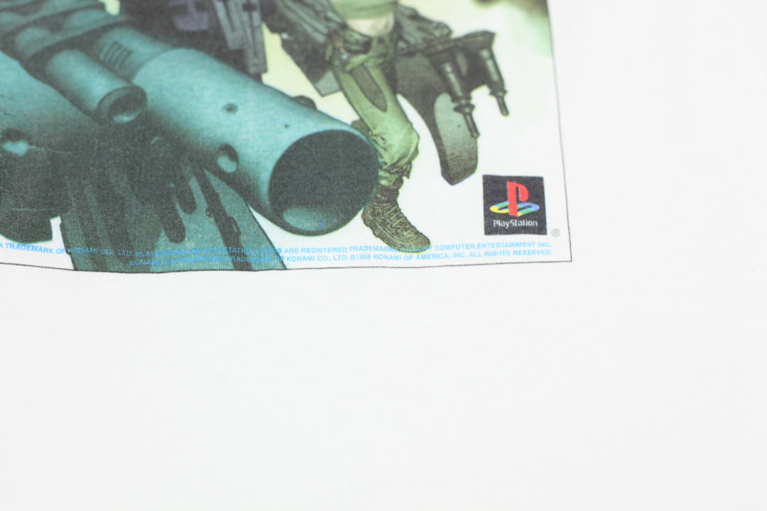 Vintage Metal Gear Solid Video Game T-Shirt Single Stitch PowerPro XL