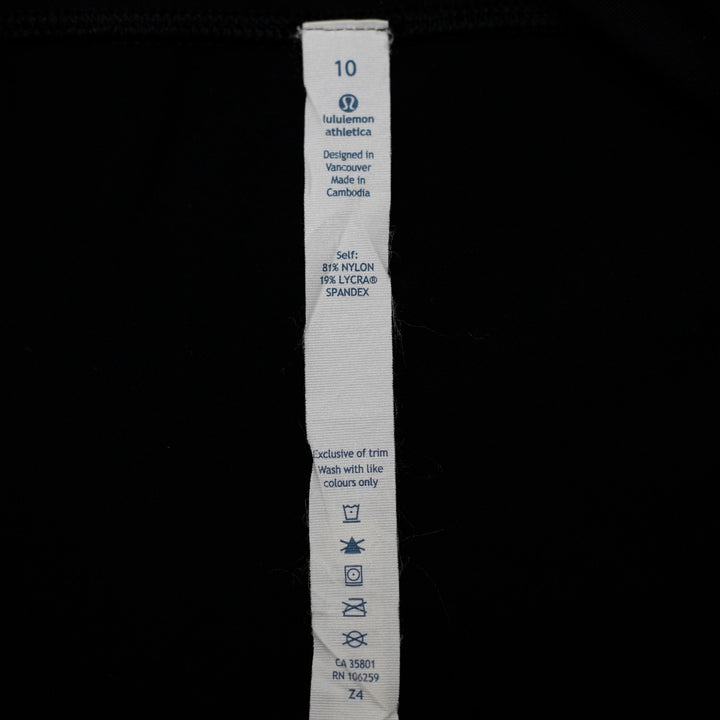 Ladies Lululemon Groove Crop Flare Capri Yoga Workout Leggings Size 10