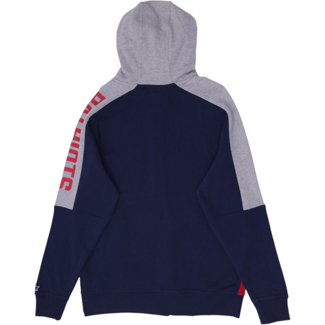 Mens Starter NFL New England Patriots Full Zip Hoodie Size L