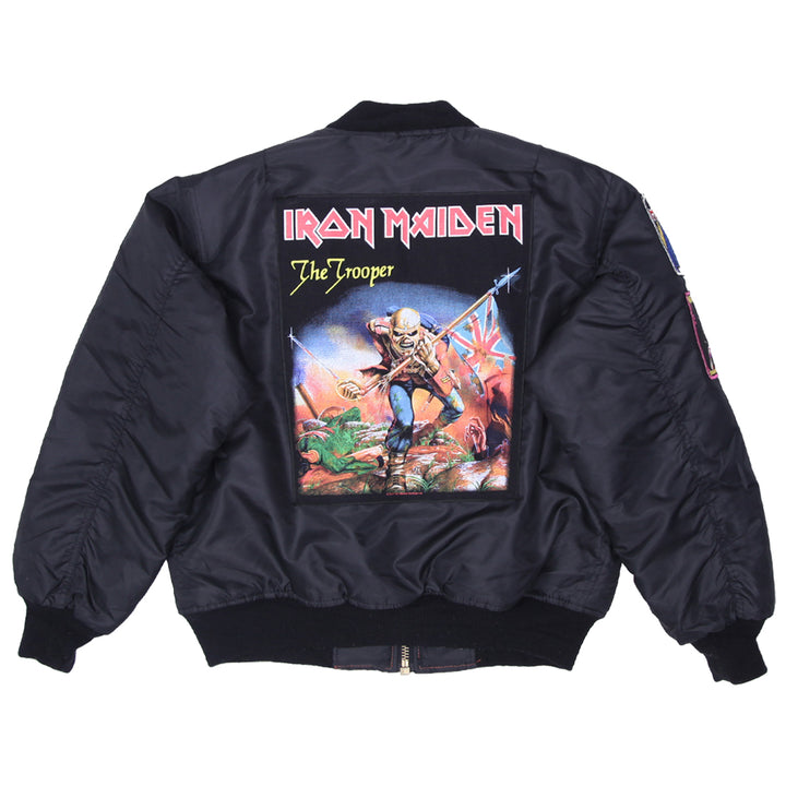 Customized Iron Maiden The Trooper Patched Bomber Jacket - Fashion Rerun Vintage Migration_Jacket