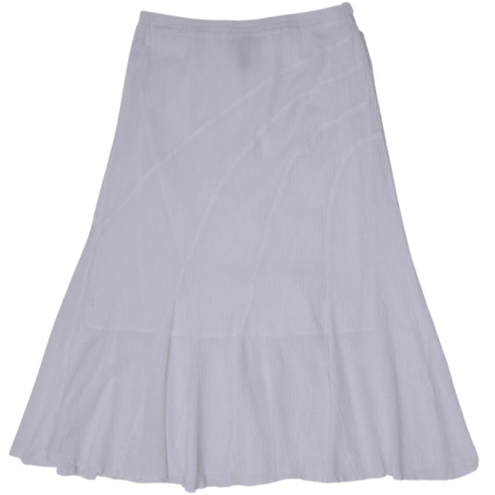 Y2K Ladies AGB 100% Cotton Lined Tiered Maxi Skirt Size L
