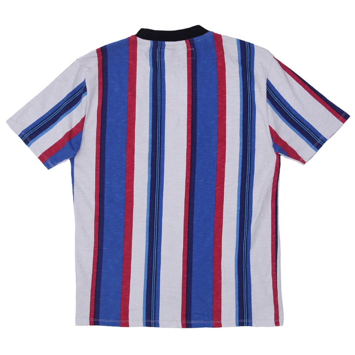 Mens Guess Originals Embroidered Stripe T-Shirt - Fashion Rerun Vintage Migration_T-Shirt